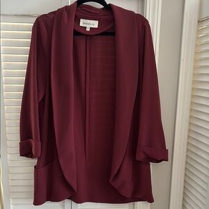 Daniel Rainn Burgundy Blazer